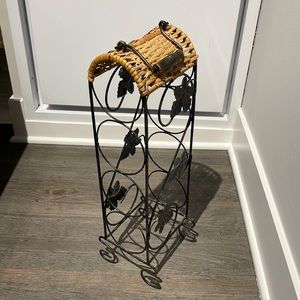 Wine stand, holds 4 bottles